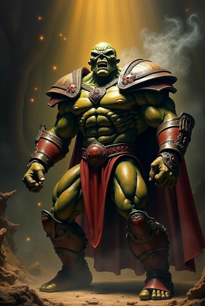 Trapjaw masters of the universe body style caravaggio paint