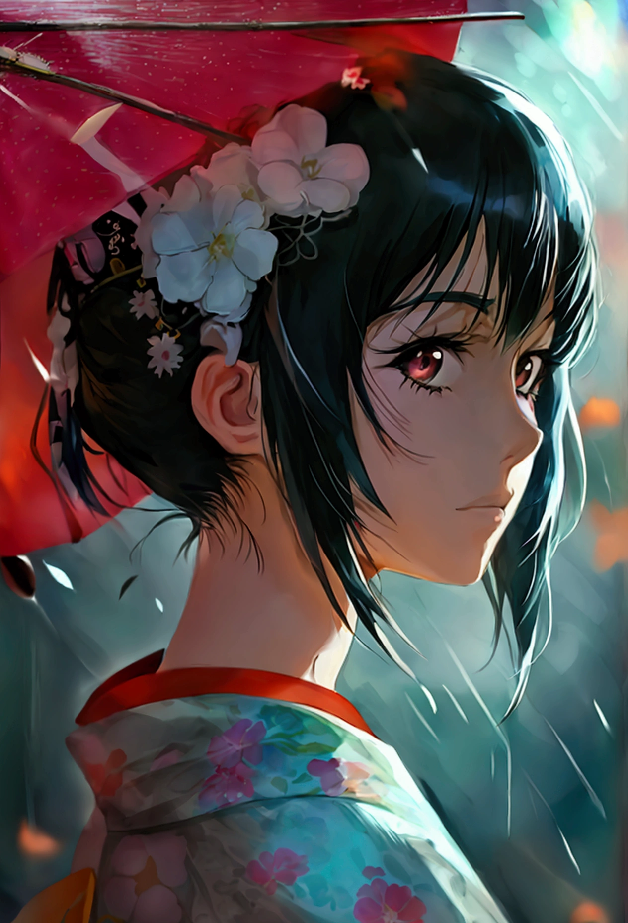 raingaku matsumoto from bleach black hair