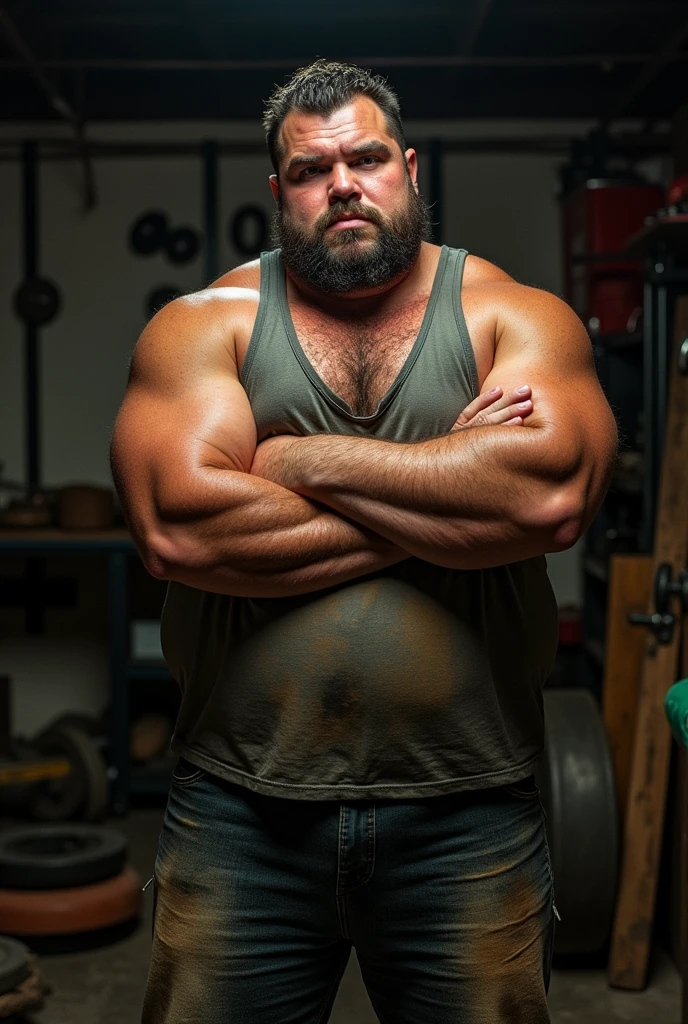 8KUHD HDR Very Extremely Realistic Very Detailed High Quality Create a professional studio-style Very Real photograph featuring a middle-aged daddy rugged muscle bears man , burly, very hairy, very beared big daddy muscle bear, and very realistic detailed rugged burly man and his husband in boxer shorts. Very Realistic boxer shorts, very realistic detailed bulge, very realistic hair, very realistic beards, very realistic thick chubby neck, very realistic neck lines, very realistic detailed neck, very realistic belly, very realistic burly chest, very realistic detailed hairy burly strong chest and arms, very realistic detailed hairy burly strong chest and arms, very realistic pecs, very realistic burly muscle bear body, very realistic nipples, very realistic burly muscle bear body, very realistic face, very realistic detailed face, very realistic eyes, very realistic detailed eyes, very realistic pupils, very realistic detailed pupils, very realistic nose, very realistic ears, very realistic facial features, very realistic burly arms, very realistic elbows, very realistic hands, very realistic pecs, very realistic belly, very realistic human man body, very realistic bellybutton, very realistic wrists, very realistic fingers, very realistic fingernails, very realistic shoulders, very realistic mouth, very realistic lips, very realistic detailed skin, very realistic skin, very realistic mens clothing, very realistic detailed mens clothing. Very Realistic Hairy Bearded Burly Muscle bear Photoshoot, A very realistic burly muscle bear man in a Gym, in a very realistic romantic and virile Gym scene. Very Realistic Intricately Detailed, Utilize all appropriate realistic lighting techniques for studio photography" very realistic detailed Gym surroundings, very realistic surroundings lighting, No Deformities, captured with a 85mm lens by a world famous photographer, Very Ultra Realistic and Very Realistic Photograph, Clear HDR Quality full with very realistic real details