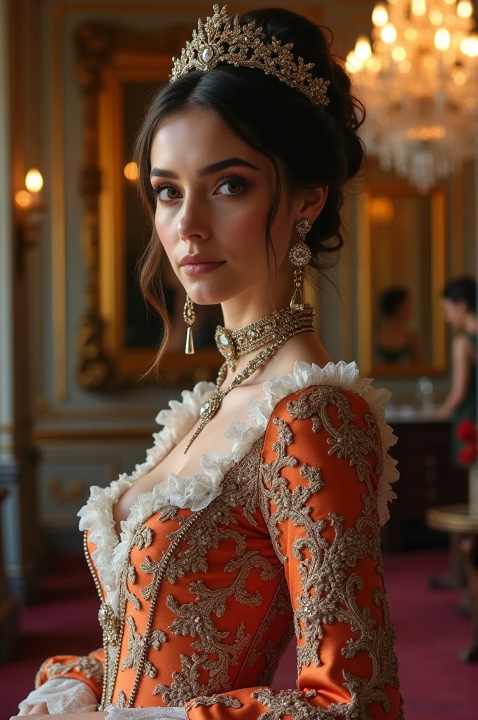 • Design outfits in a style inspired by the Victorian or Renaissance eras, adding intricate patterns and luxurious embellishments.
• You can experiment with reflections and textures of various materials, such as clear glass, brass, and gemstones.