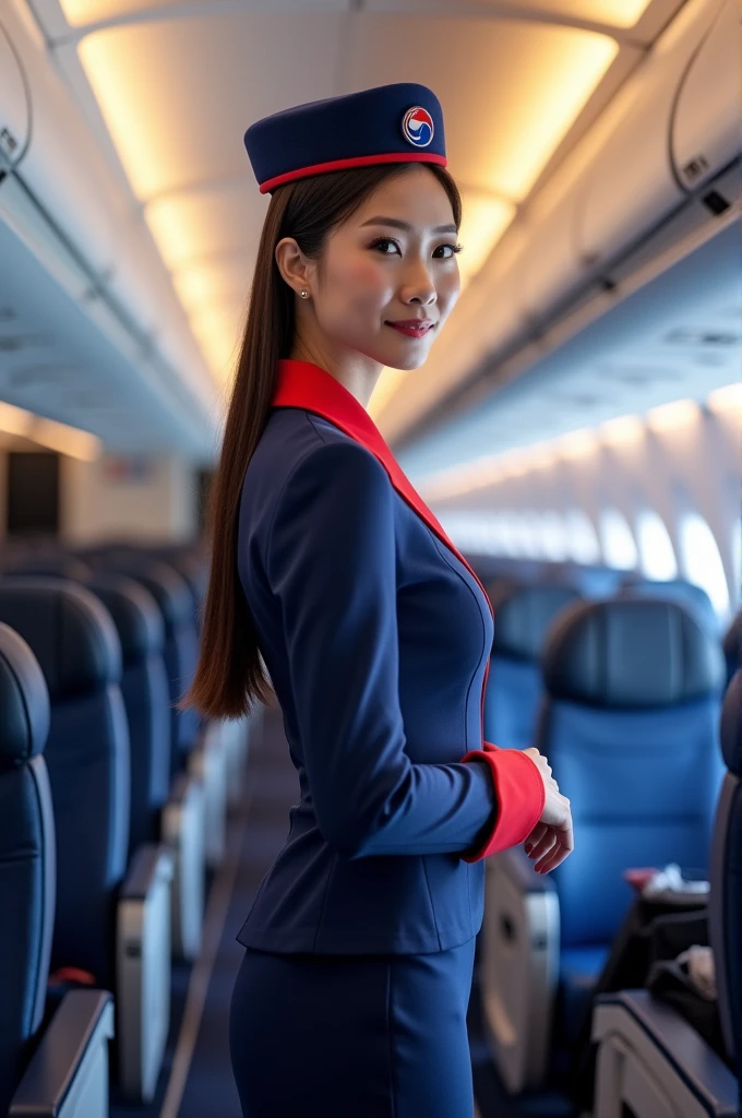 Korean Air flight attendant