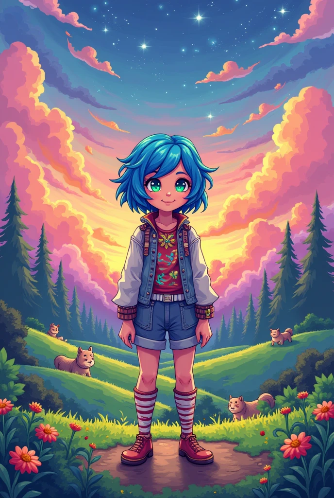 (masterpiece, Top quality, best quality), Pixel,Pixel art,1 Girl,