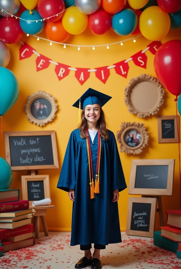 Plans for a graduation photo room