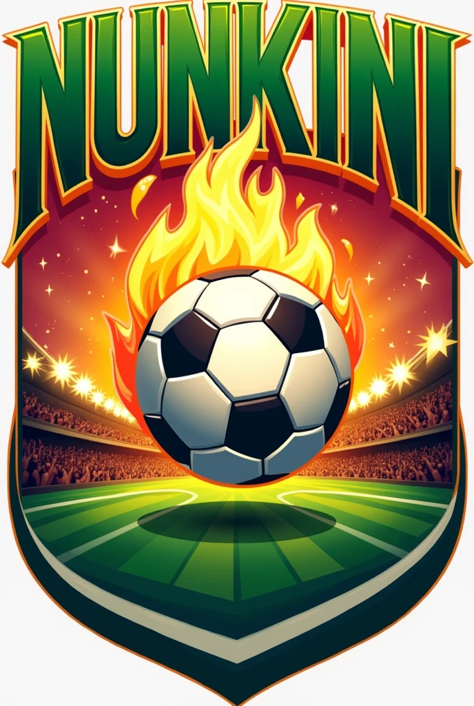 Football tournament logo that says NUNKINI
