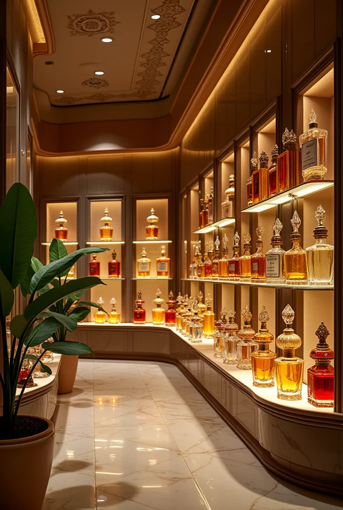 Luxurious Attar Perfume Showroom With The 
Name Of ITEM SHOP 
