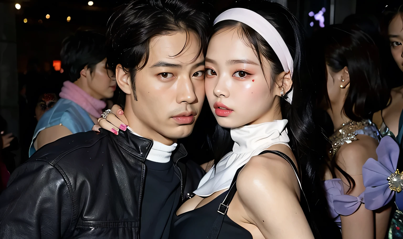 jennie pink black