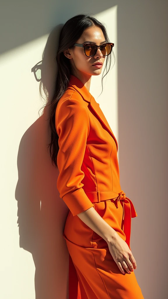 Fashion magazine poster,A beautiful woman,Photography Lighting,Style text write SEAART