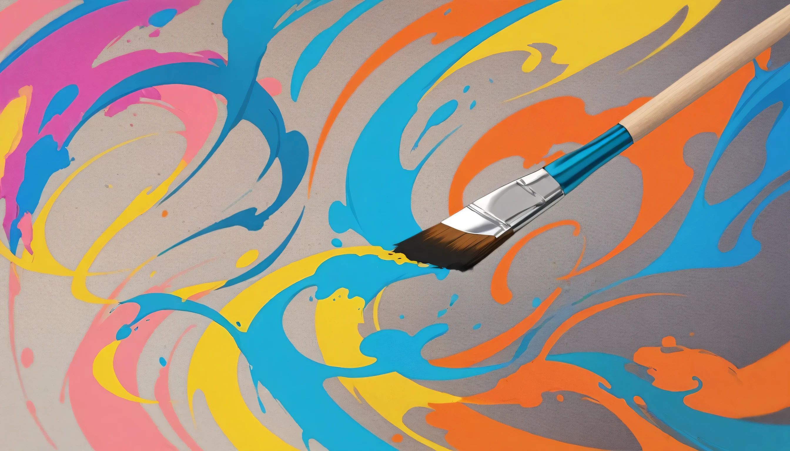 Colorful background, brush, paint , abstract , no human , only effect