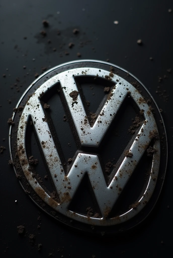Volkswagen the letter spelled V O L K S W A G E N individually with white colours and no logo and black wallpaper with Golf R logo
