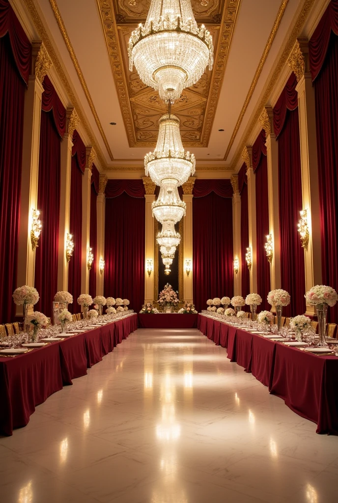 Large ballroom without people