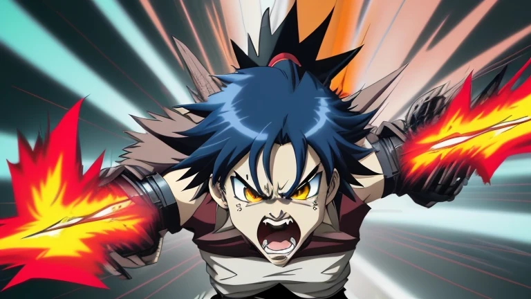 epic aggressive anime animation