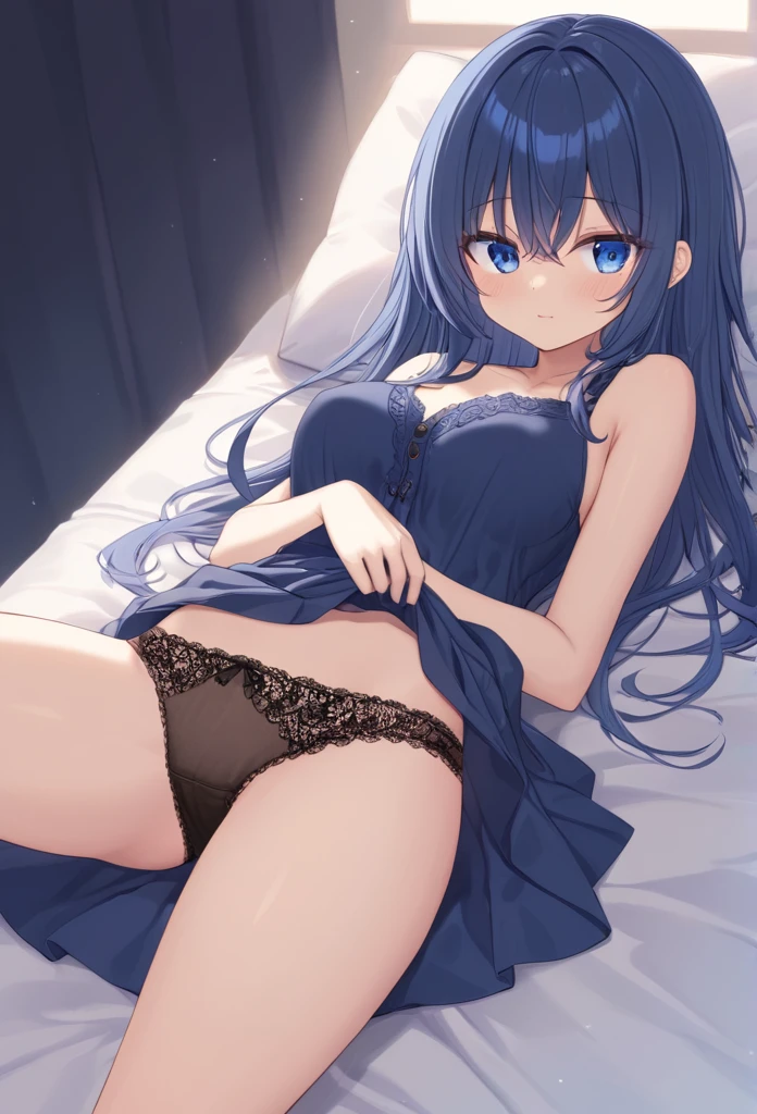 Lace underwear､Midnight Blue