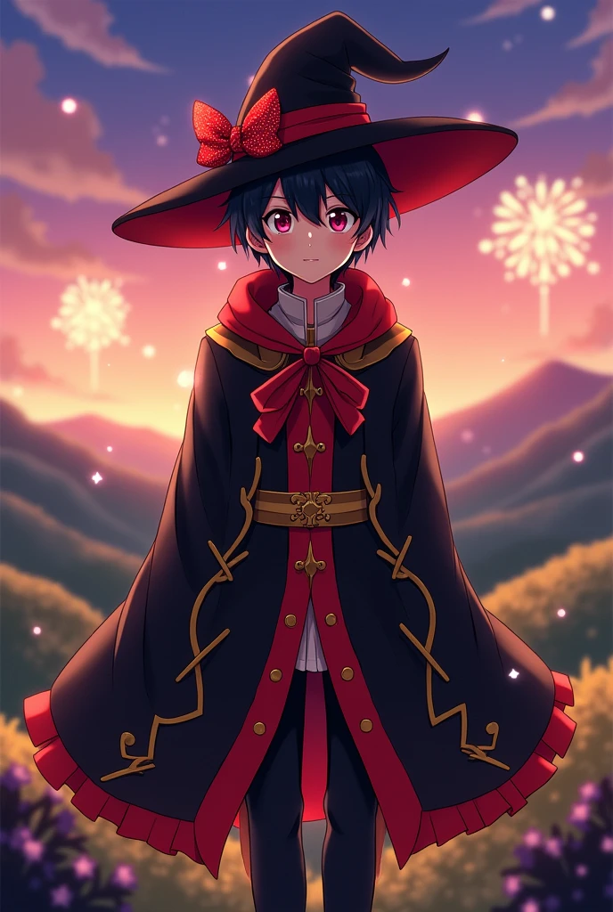 Kazuma in Megumin's clothes