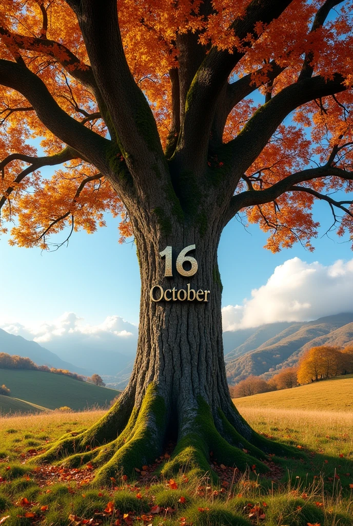 "16 October" wrote by tree