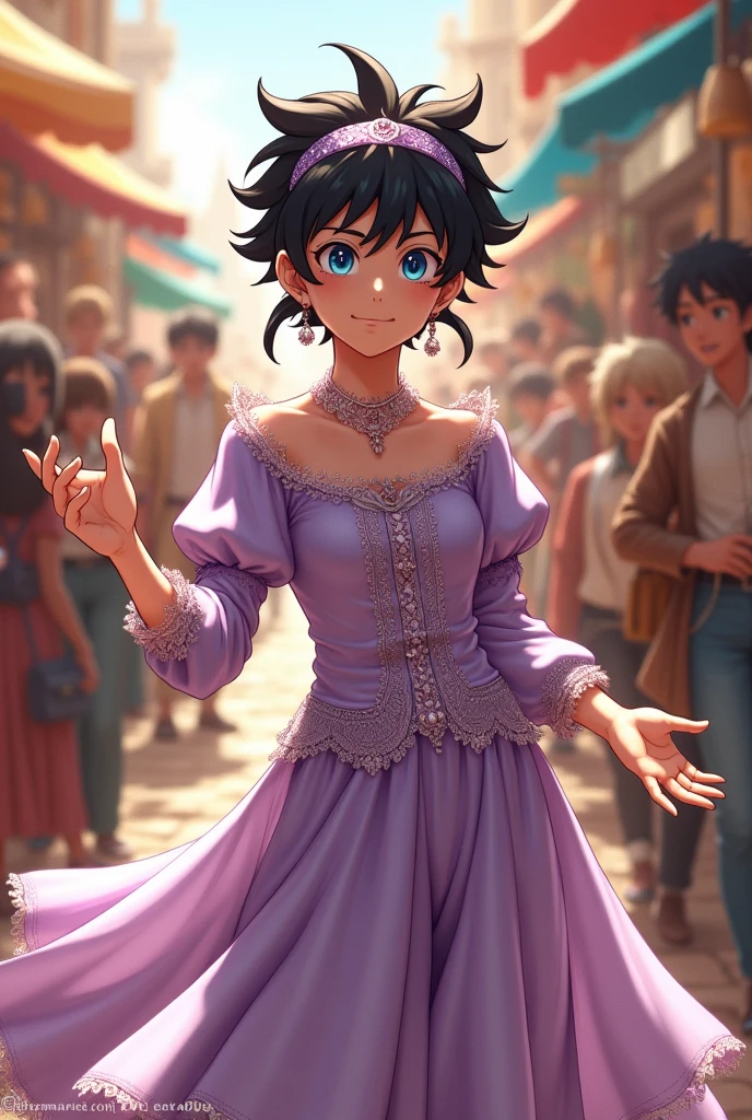 Kazuma sato wearing women&#39;s clothing 
