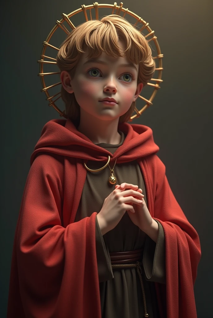 Saint Tarcisius, catholic saint, 3d render, ultra 4k, realistic