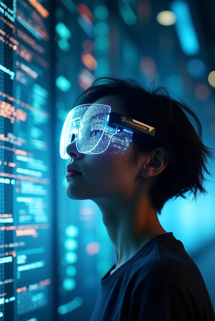 The images seen in the glasses are programmed data, just like in a telephone. See it as a multiplication table