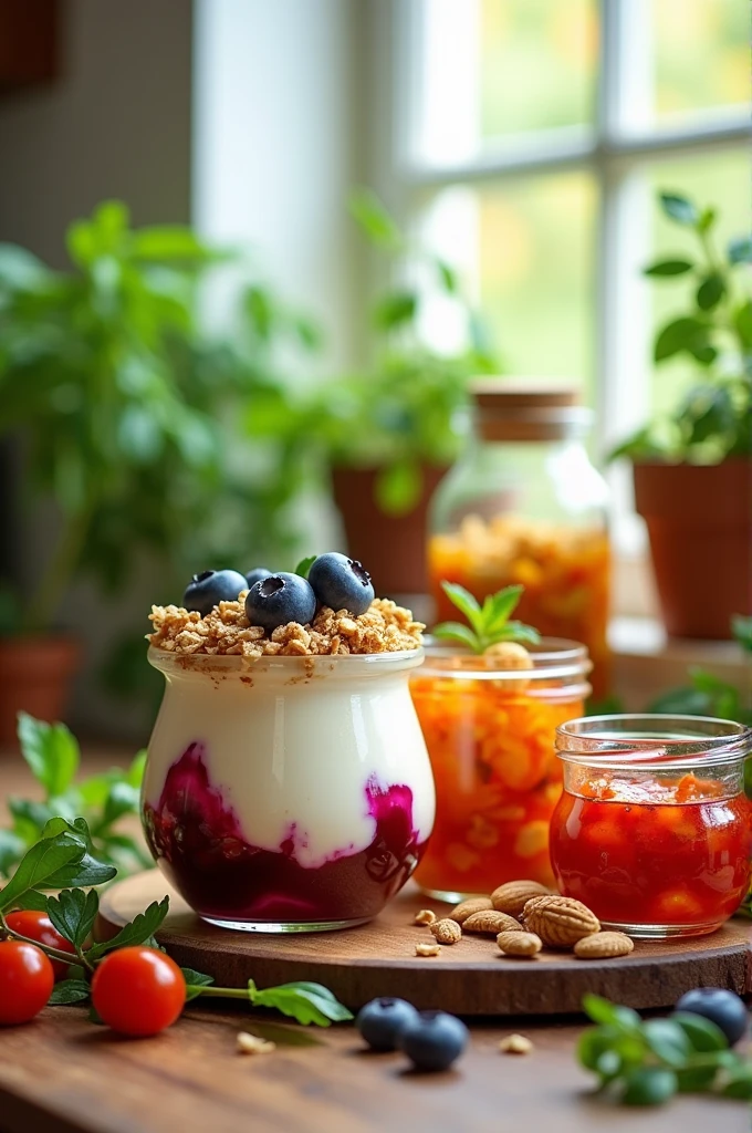 Probiotic and prebiotic foods