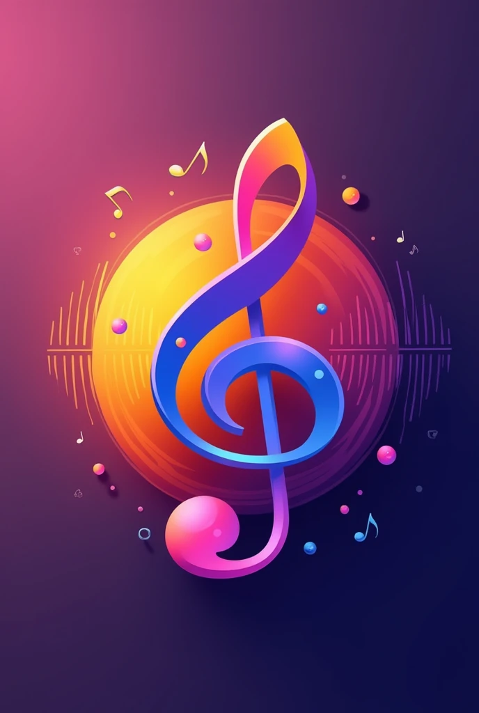 Crate a logo for "Music"