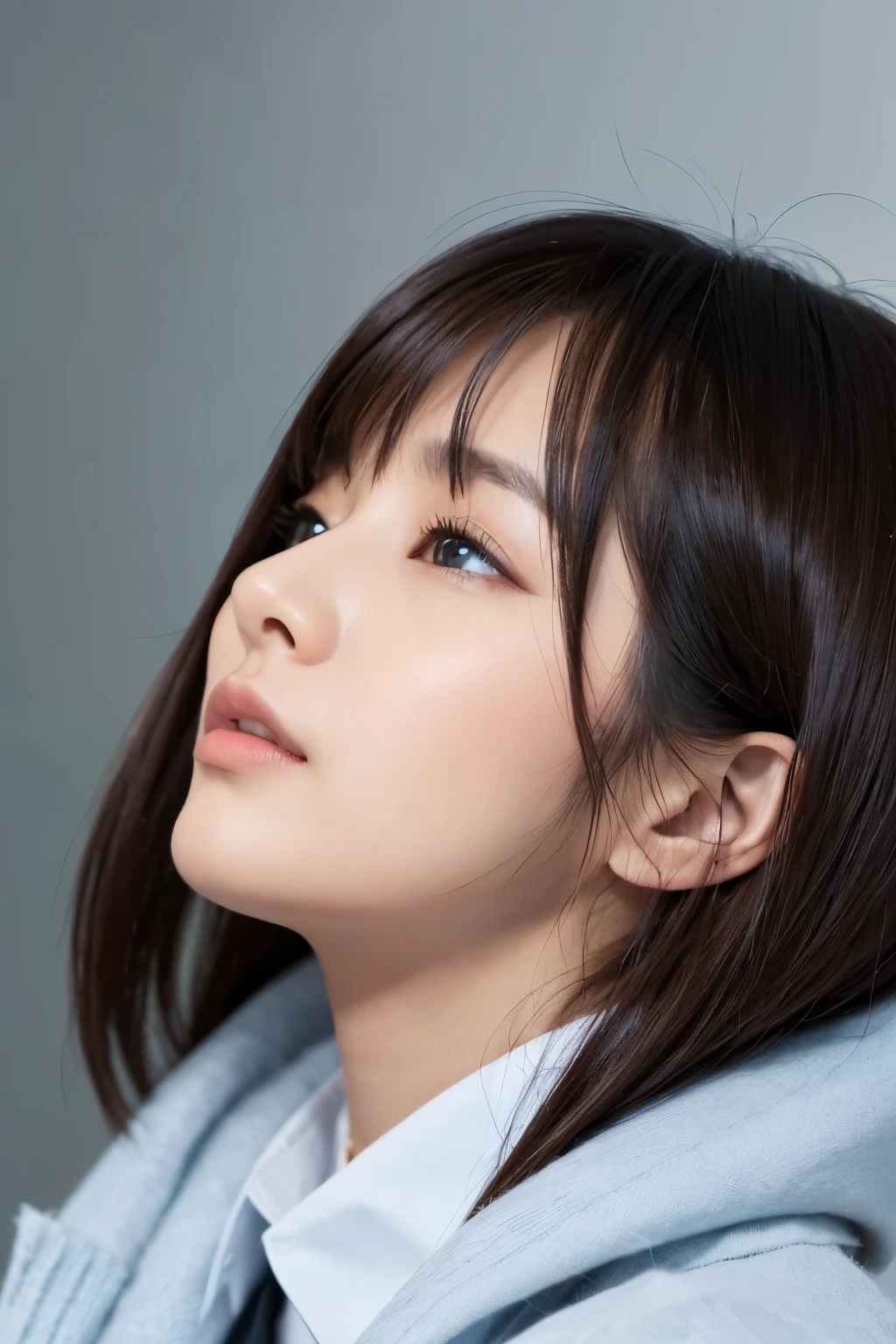 Eyes、jaw　sharp
