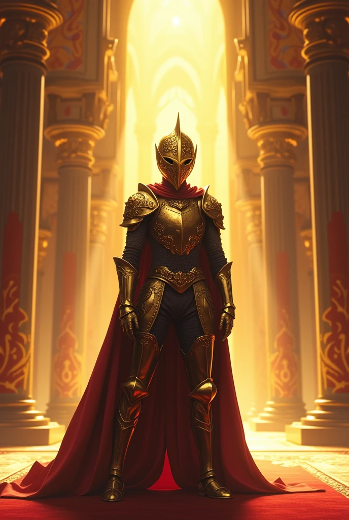 Knights of the West、mask、gold、palace、1 person、anime、
Young people