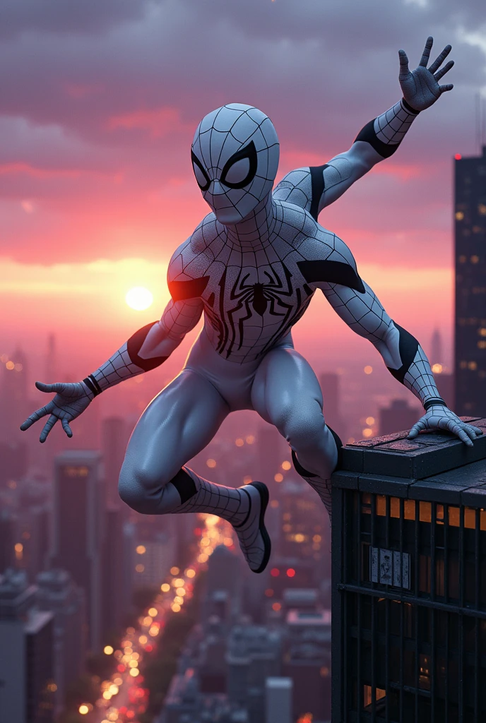 White spider-man