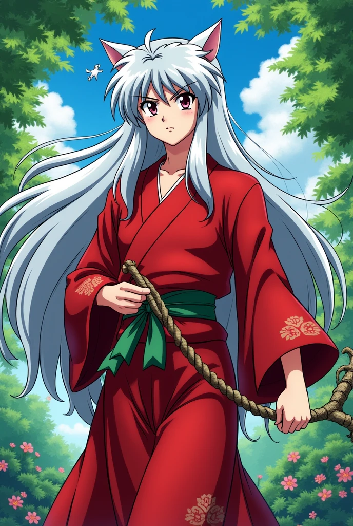 A drawing of Inuyasha 