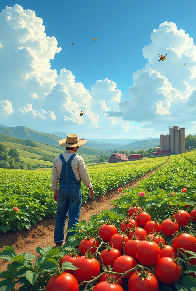 an image that represents an area for agricultural activities