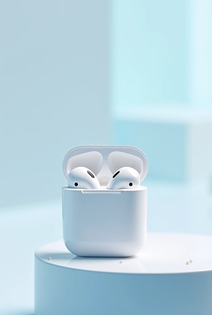 Third generation AirPods headphones that look like each other but are the same size