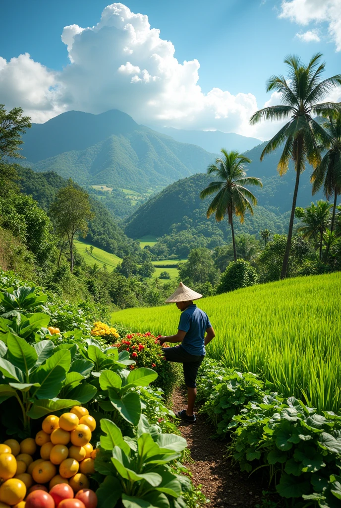 An image that represents an area for agricultural activities in Panama