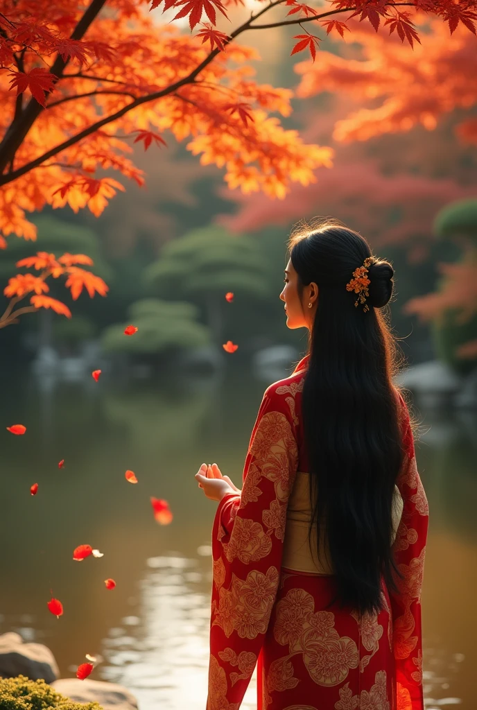 Autumn leaves Japanese beauty