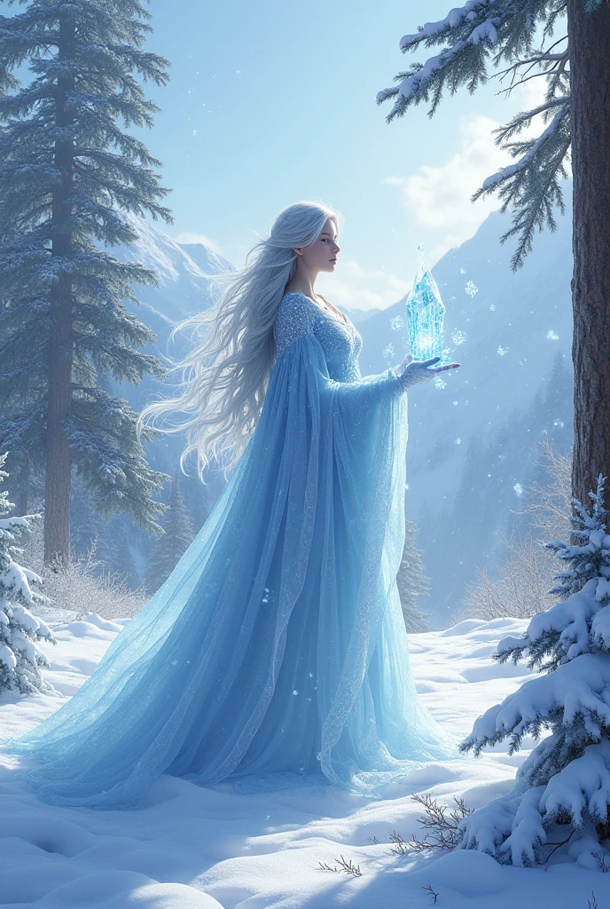 Snow (The Ice Sorceress): Intelligent and wise, controls ice and can create snowstorms.