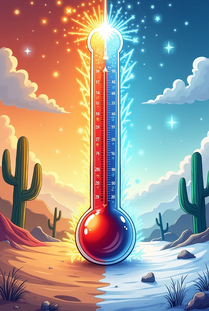 Drawing a temperature picture