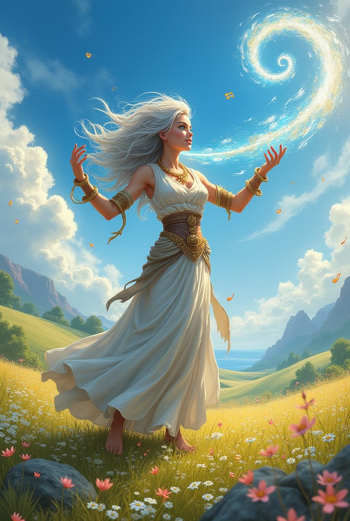 Lyria (The Wind Singer): His voice has the power to control the wind and create sound illusions.