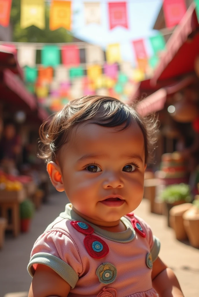 Mexican  with Asian features and freckles 