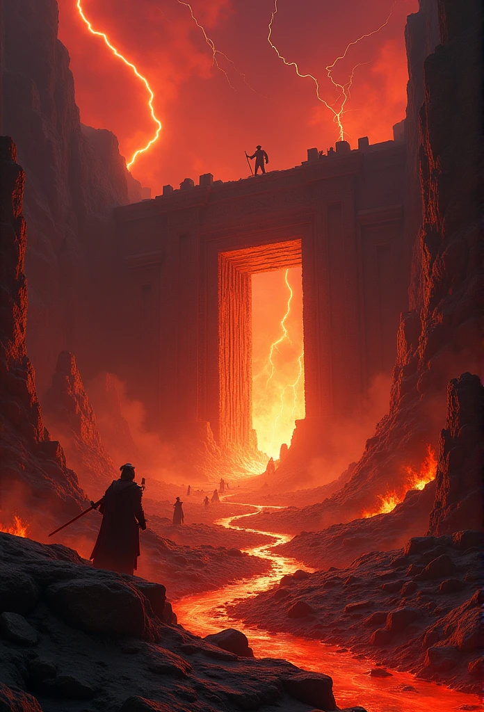 , hellscape, bottom of hell, Hell&#39;s final battle, apocalyptic landscape!!!!!, mustafar, hell ruins, ! apocalyptic landscape!!, Superb D & DA Dark Sun Art, gate to hell, gate to hell, World of Warcraft concept art, Rescue from the underworld!!!!!!