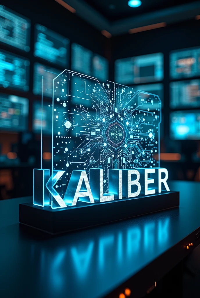 Codified likeness utility with the word kaliber below it