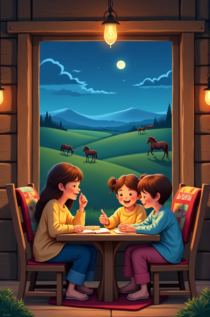 Ready to sleep at the ranch with family home