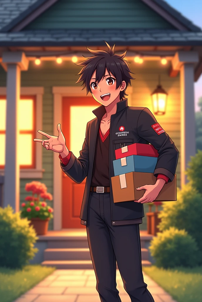 Delivered home Anime Say Moto Express Man