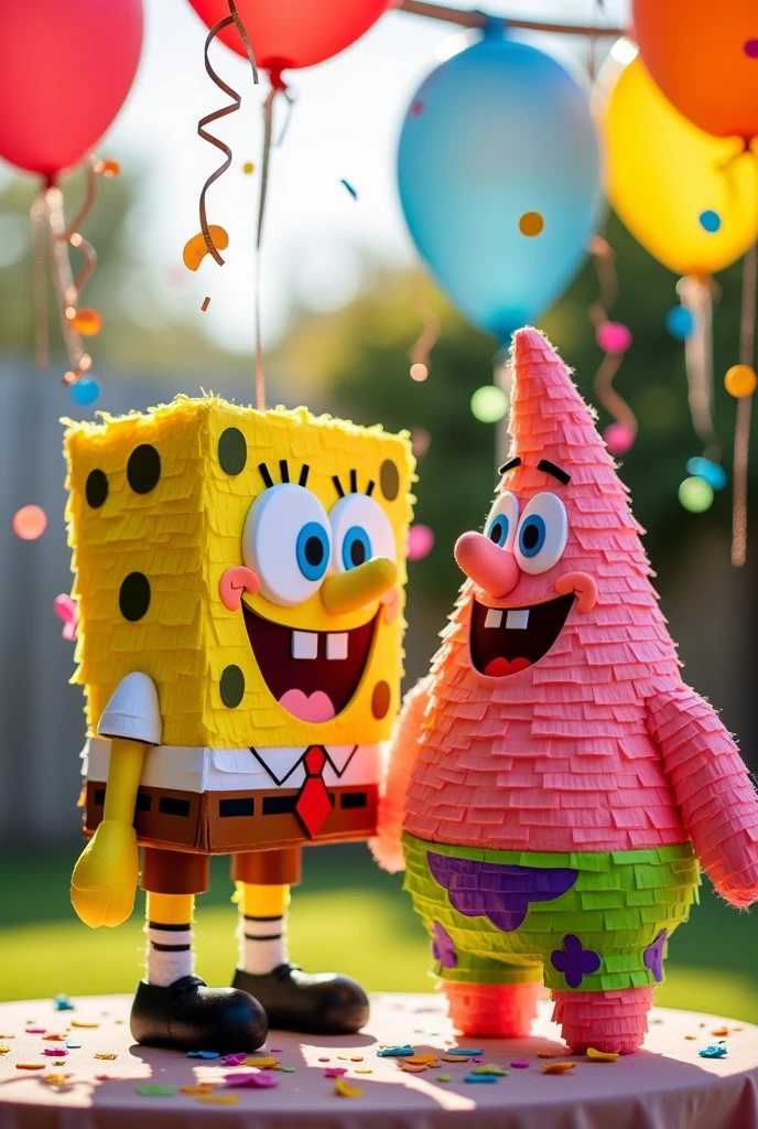 Make me a cool SpongeBob Patrick piñata