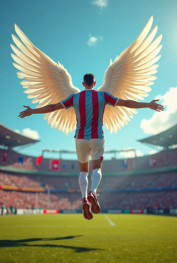 Archangel thin man in US sports uniform 