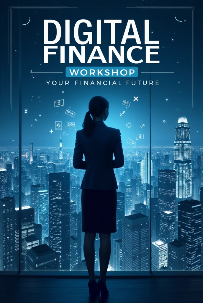 Poster for digital finance workshop sometime formal