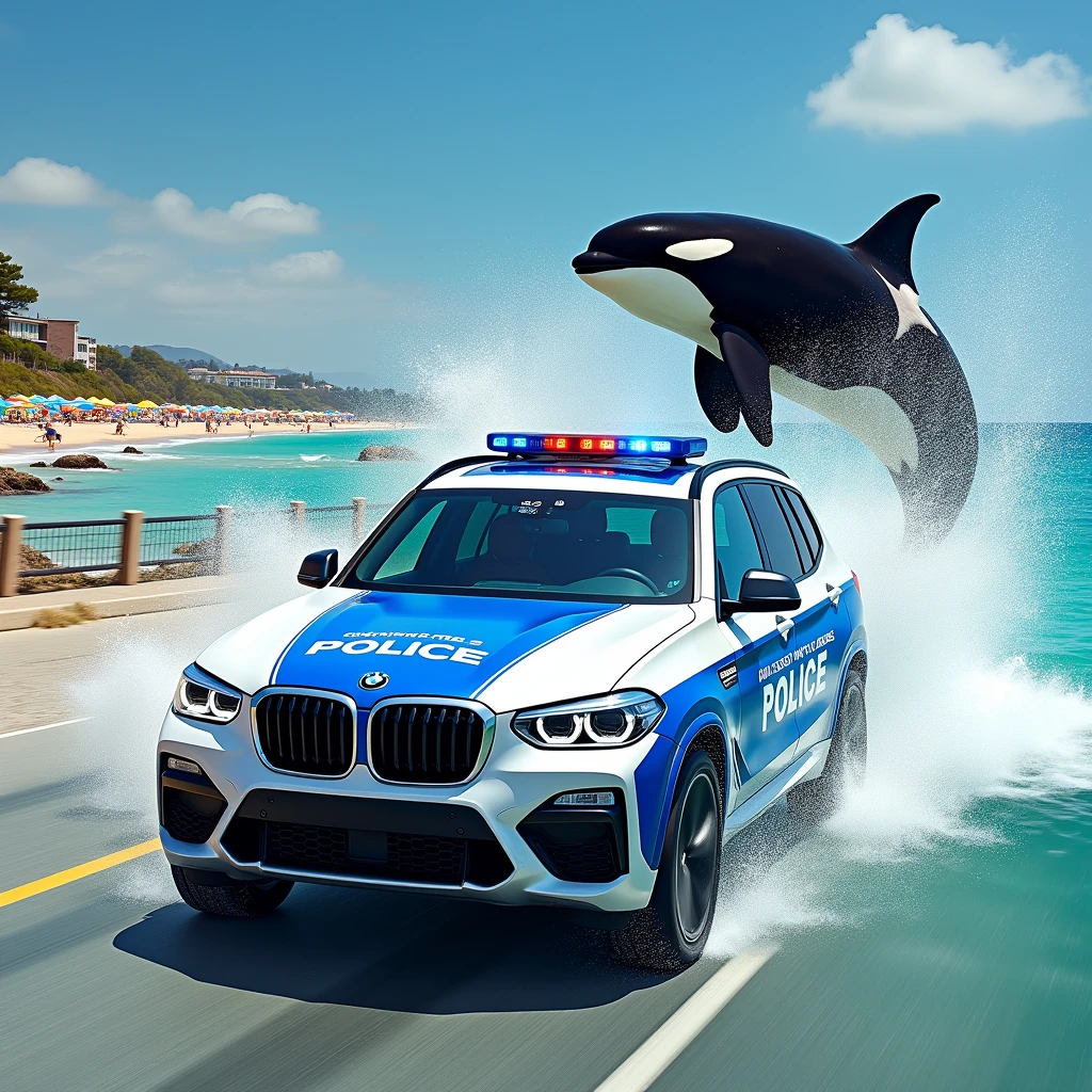 BMW X3 police + orca
