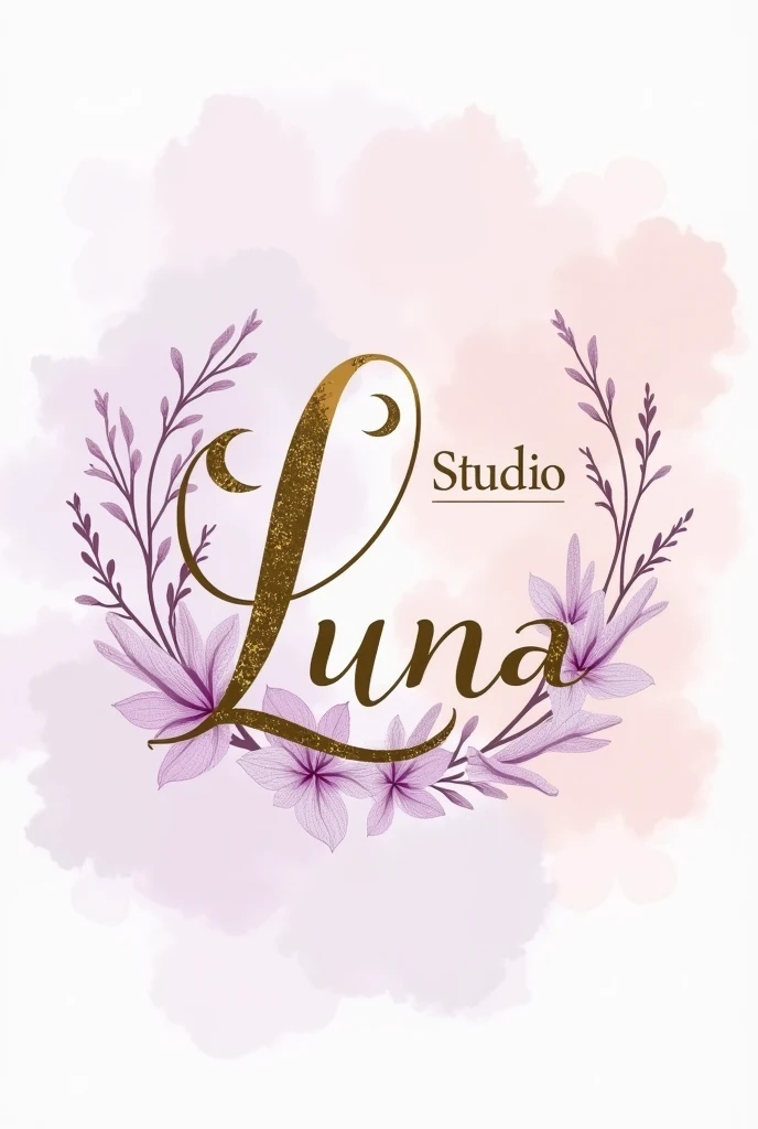 Logo for my beauty studio, the name is Studio Luna Carvalho 