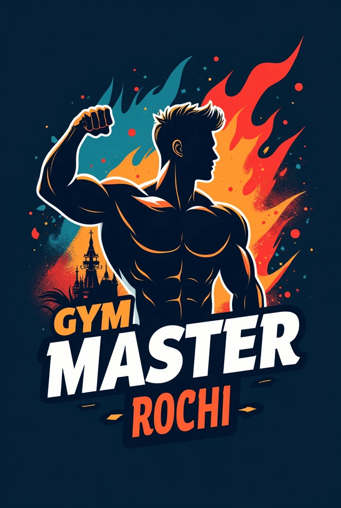 Logo. Gym master rochi
