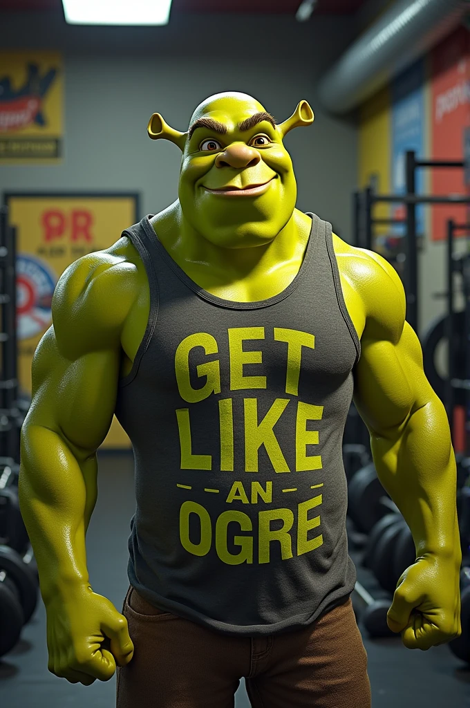 Gym Shrek. Logo
