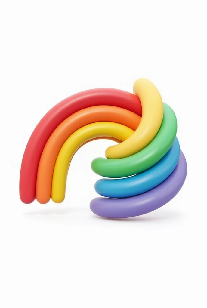 Rainbow events 3d logo