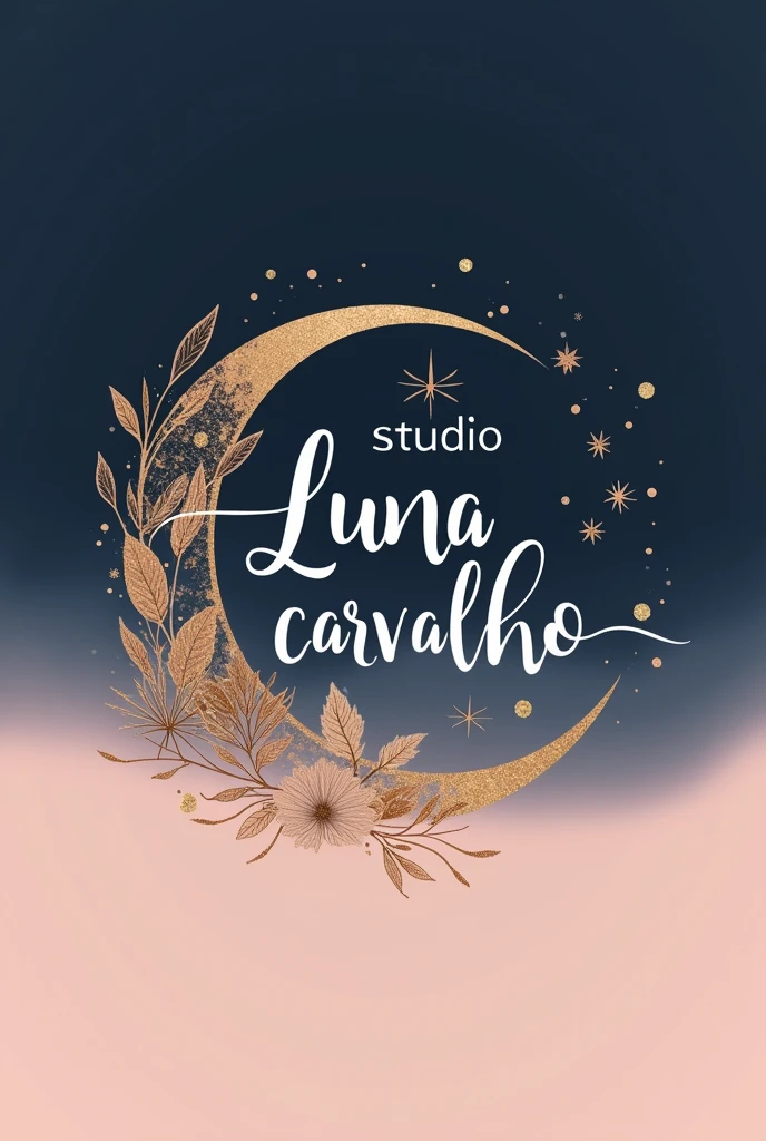 Logo for my beauty studio, the name is Studio Luna Carvalho