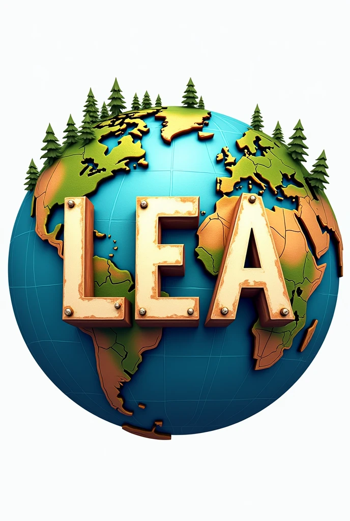 Please create a logo with the word Geography, including the letters LEA