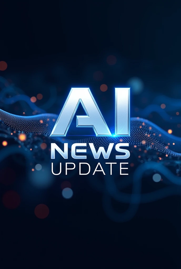 Ai news update logo text on the logo